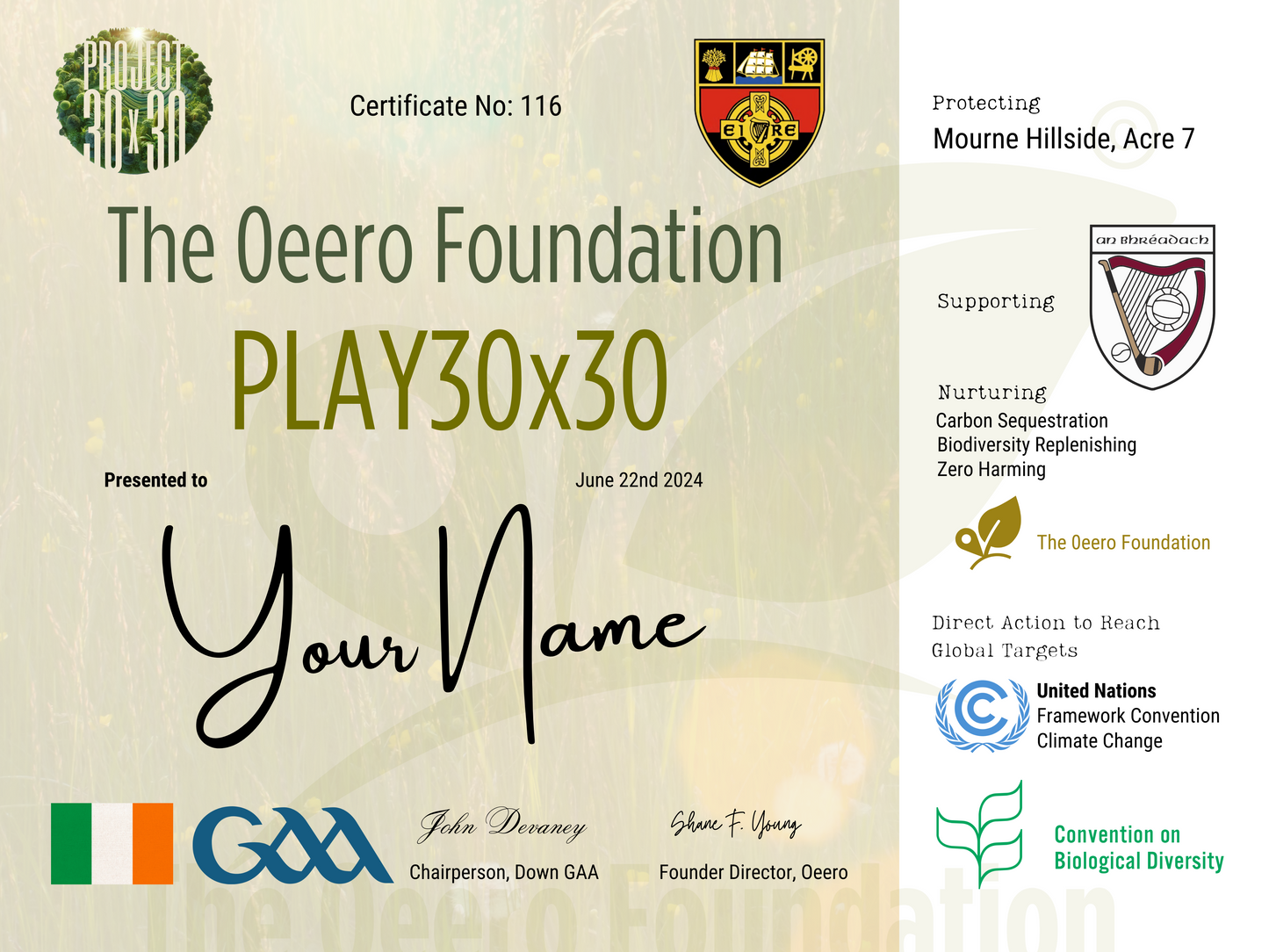 Play30x30 - Bredagh GAA & Mourne Valley